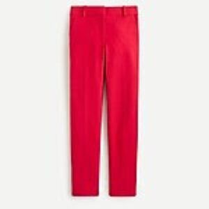 NWT J.Crew Cameron Slim Crop Pants – Size 6 – Cherry Red Stretch Workwear